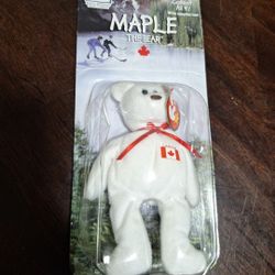 Mcdonalds Maple The Bear Beanie Baby 