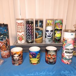 Brand new, never used, Assorted mugs and tumblers