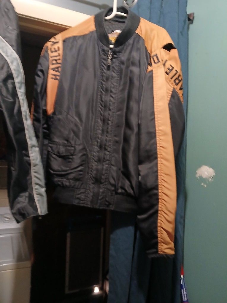 Woman Harley Jackets Med And Small