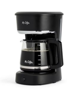 Mr. Coffee 12-Cup Switch Coffee Maker Black: Electric Drip Coffee Machine, 60 oz Capacity, Dishwasher-Safe Parts