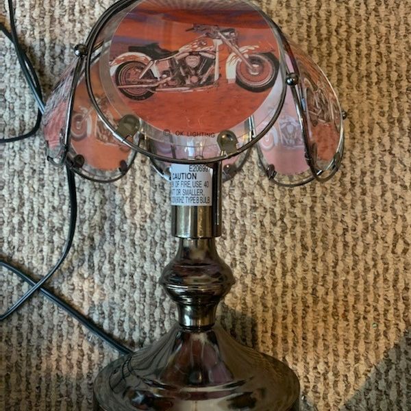 Collectable Motorcycle Touch Lamp
