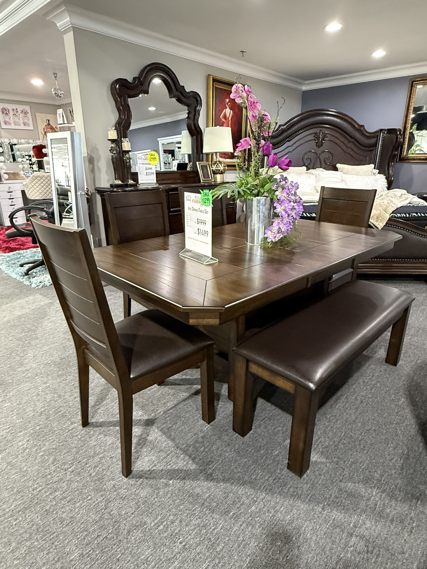6 Pc Dining Table