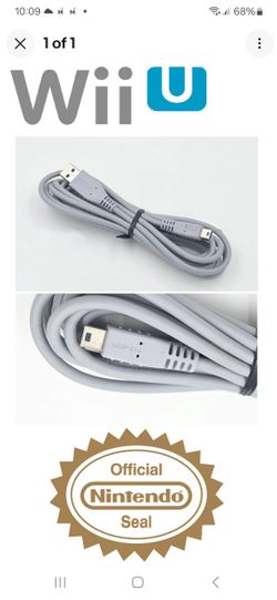 Wii U Pro Controller Cable Charger 