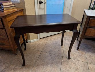 Sofa Table - Queen Anne style Dark Cappuccino, Apartment Size