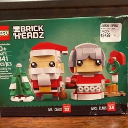 Lego brickHeadz Mr. and Mrs. Claus