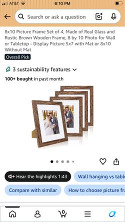 Picture Frames 5x7 or 8x10
