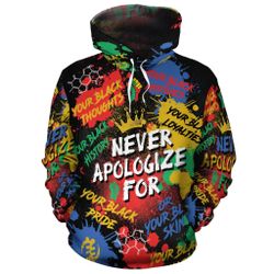 Black pride hoodie