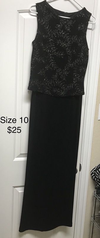 Evening wear/ woman’s dress size 10- REDUCED- $15