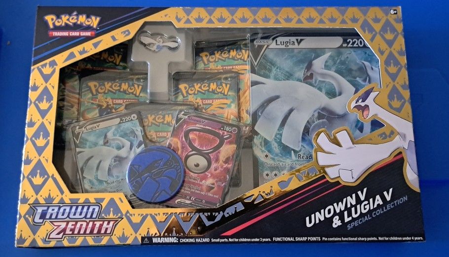 Pokemon Crown Zenith Unown/Lugia V