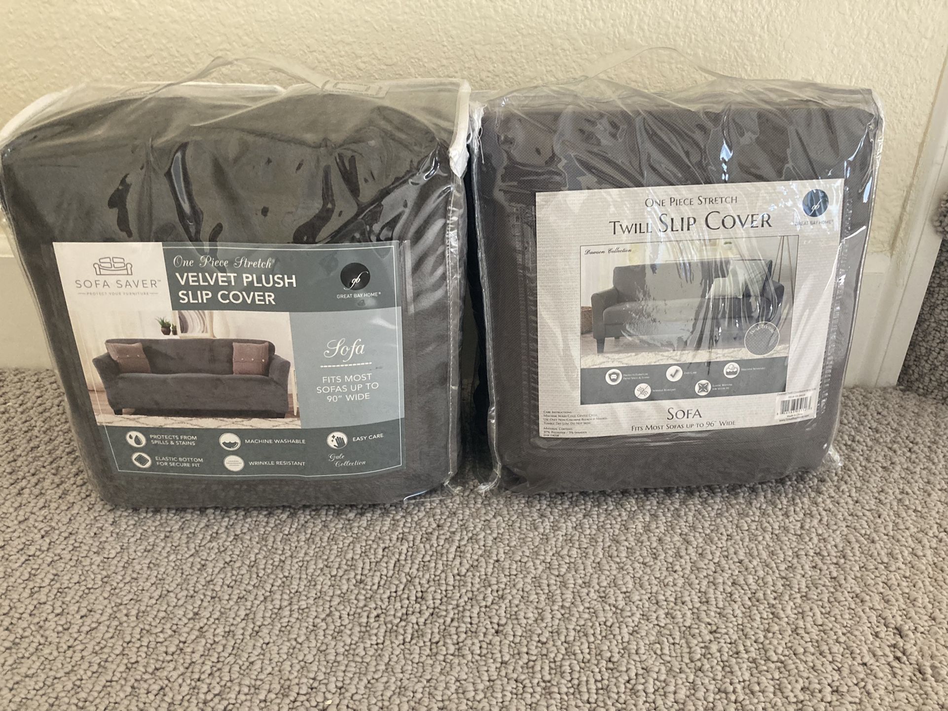 4x Large Couch Covers Slipcovers 