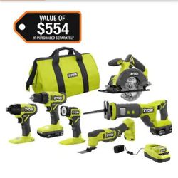 Ryobi 6 Tool Kit