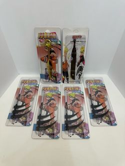 Lot of 6 Naruto Anime Collectible Weapons In Package