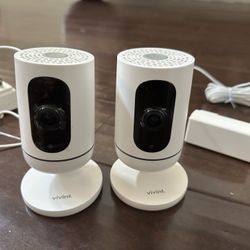 A Pair Of Vivint Smart Home Indoor Security Camera Gen1
