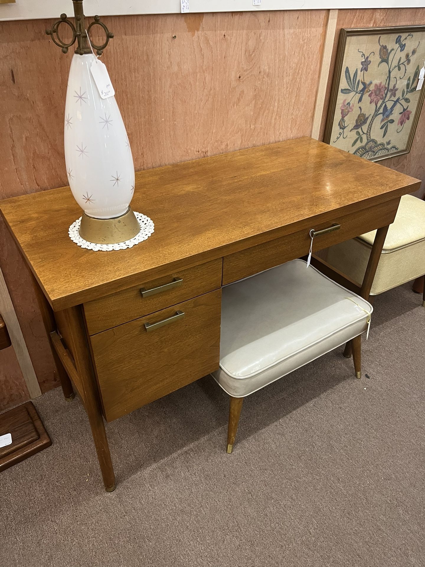 Mid Century Walnut Desk