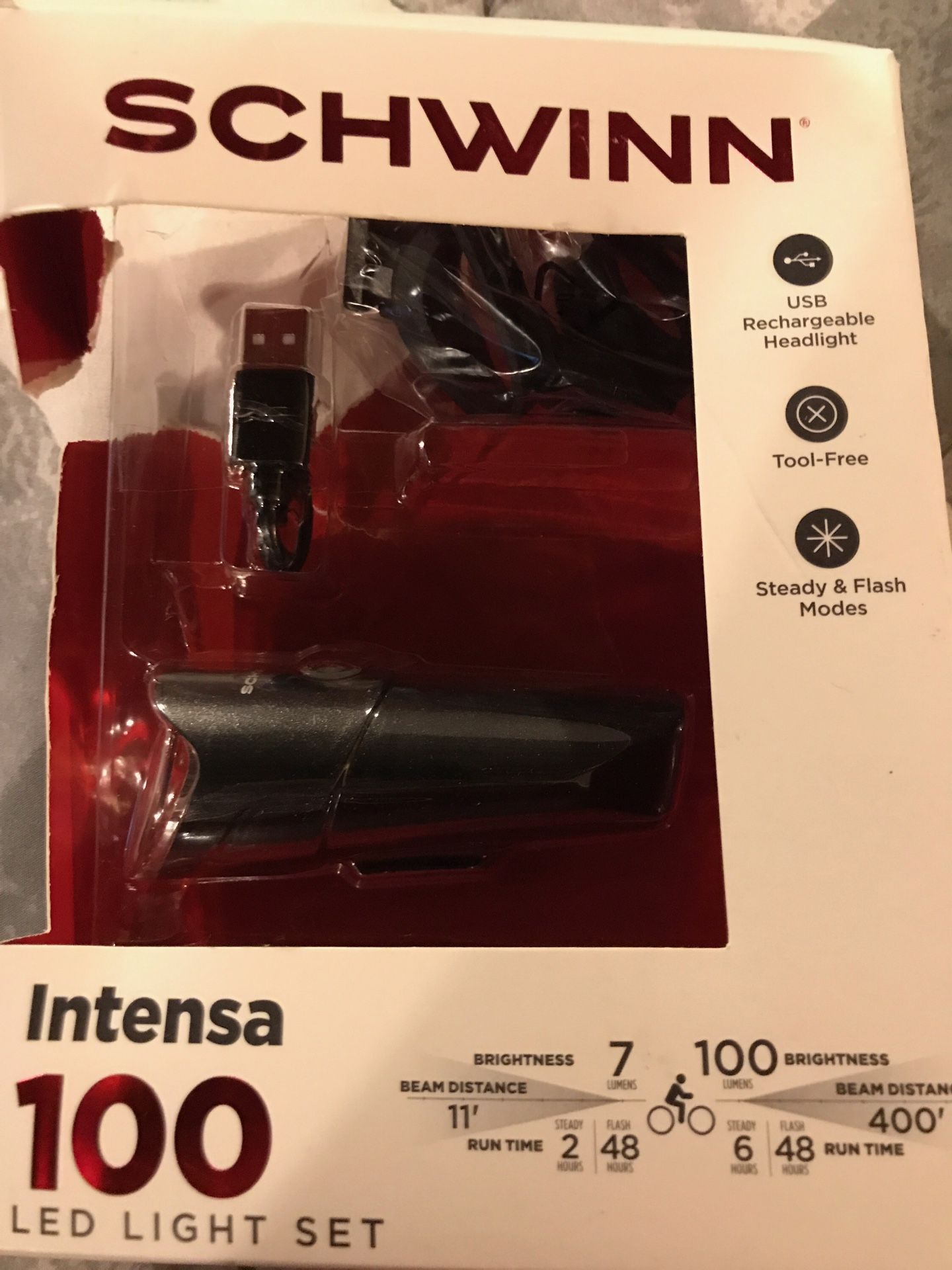 Bike flashlight handlebars