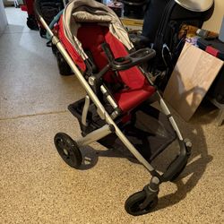 Uppababy Vista Stroller with Car Seat and Bassinet