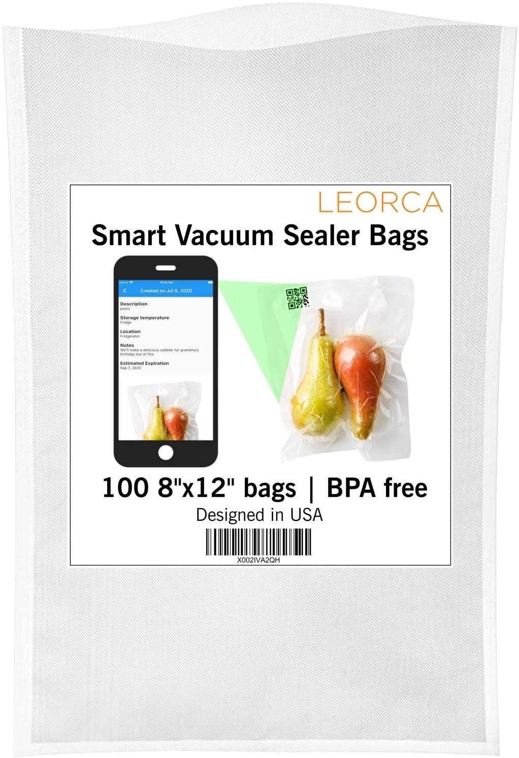 Smart vacuum sealer bags - 50 Pack