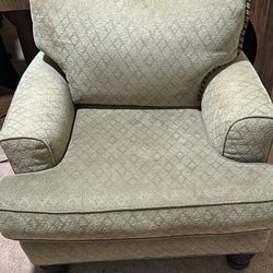 2 Excellent Quality Armchairs Olive Green