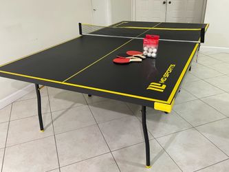 MD Sports Ping Pong Tennis Table Foldable