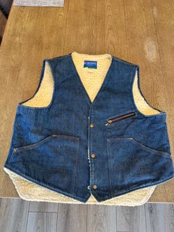 Carter’s Denim Sherpa Lined Vest