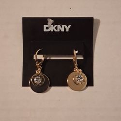 Nice Pair Of DKNY Pierced Earrings