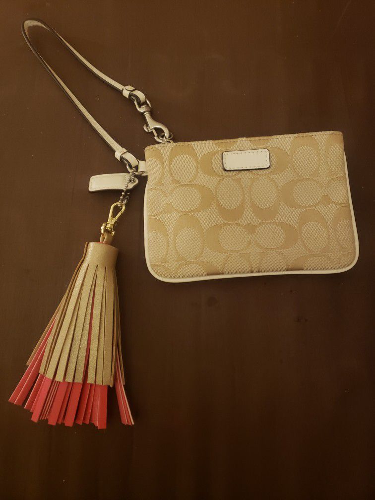 New COACH  small Wallet/large Change Purse