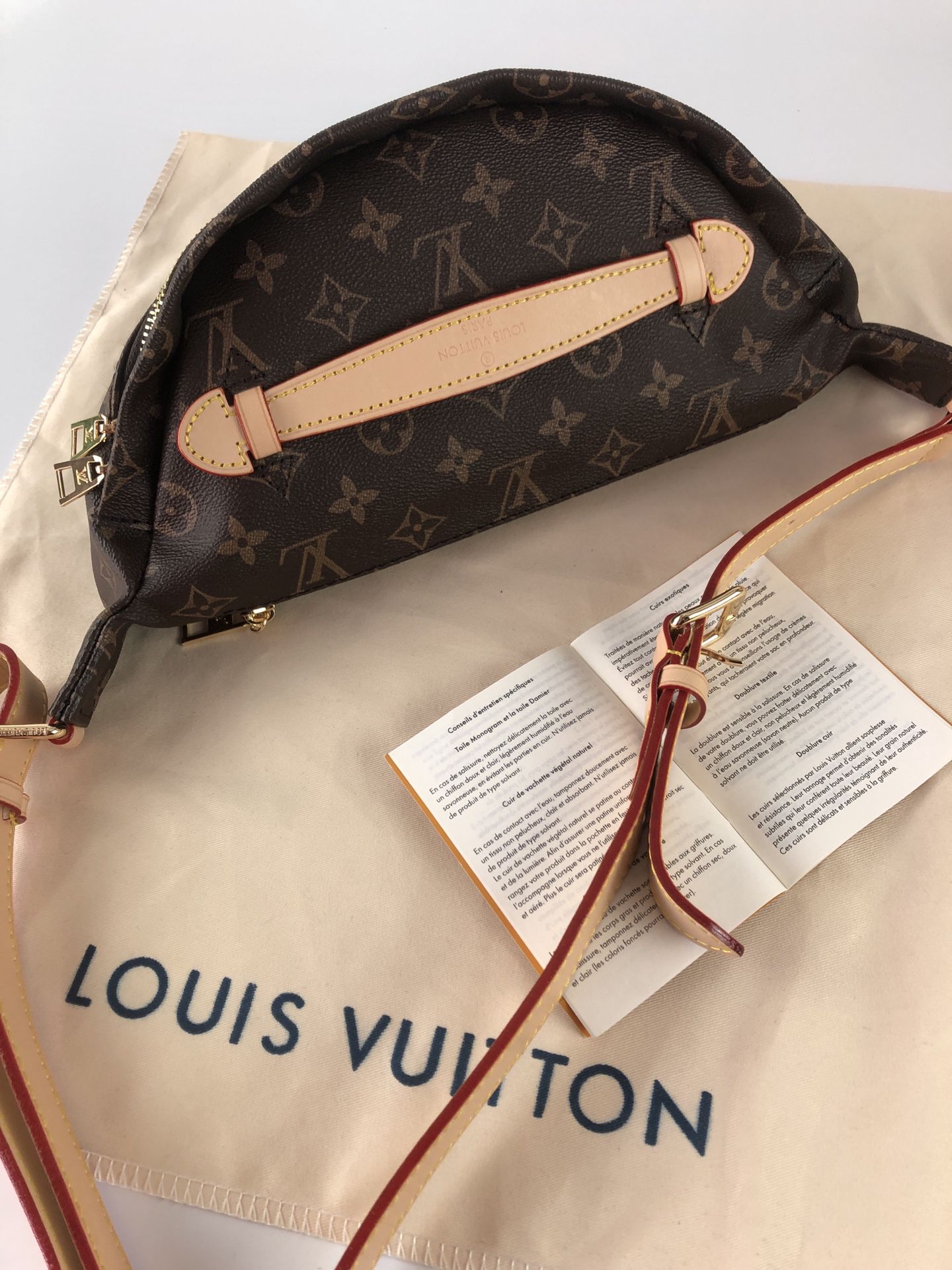 Louis Vuitton monogram canvas brown leather bunny belt bag for Sale in  Pittsburgh, PA - OfferUp