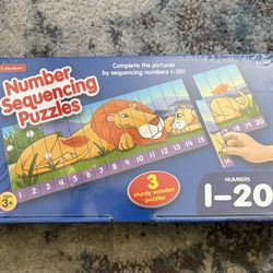 Learning Number Sequencing Puzzles set