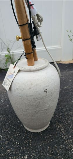 Bamboo Style Floor Lamp Unassembled