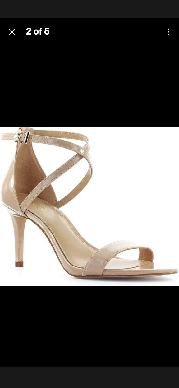 Michael Michael Kors Ava Mid Sandal Light Blush 9.5 M