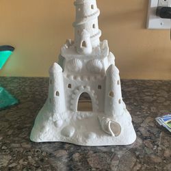 Party lite Sand Castle for Tea Lite Candle 