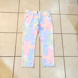 Mens Tie Dye Relaxed Jeans