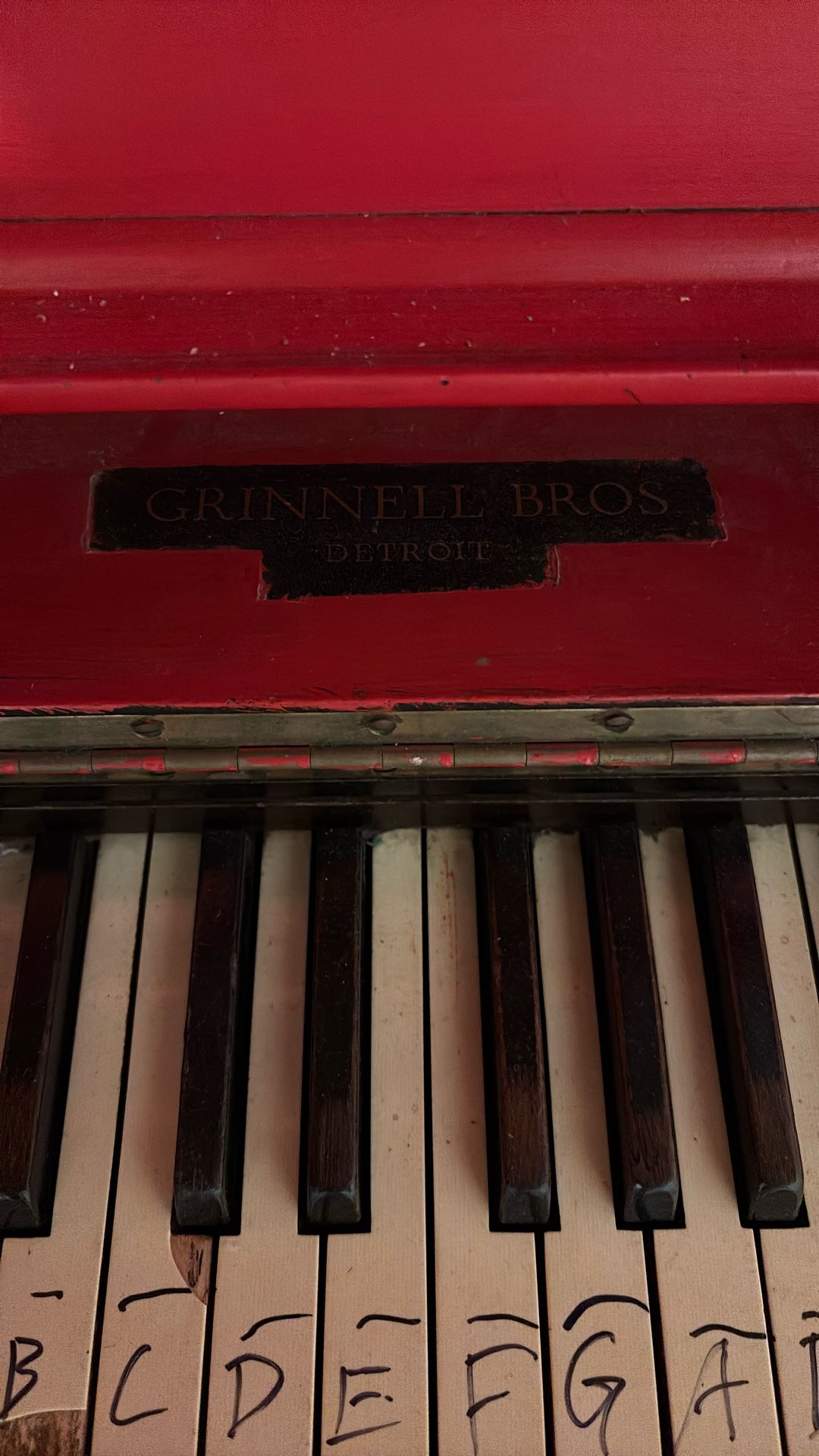 Grinnell Bros Original Piano
