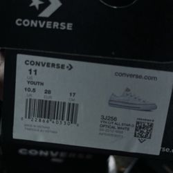 White Converse Brand New