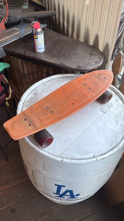 SKATEBOARD vintage Sizzler .  Orange