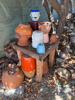 Mixed Lot of Ceramic and Terra Cotta Pots