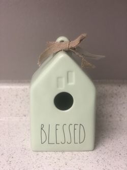 RAE DUNN BLESSED BIRDHOUSE