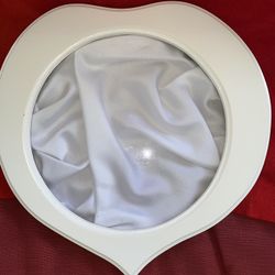 Greek Heart Shaped Picture Frame/Stefana Imported From Greece