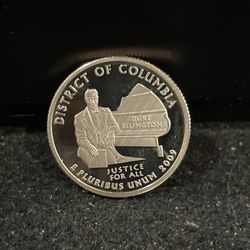 2009 S Gem Proof District Of Columbia Quarter With A Extreme Cameo 624