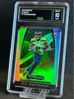 2019 Chronicles 🪐 DK Metcalf 🪐 Titan Rookie Prizm GMA 10 💎 Mint - Seahawks / Pittsburgh Steelers