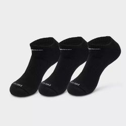 (3 Pack) Nike Everyday Plus Cushion Training No-Show DRI-FIT Socks - M, L