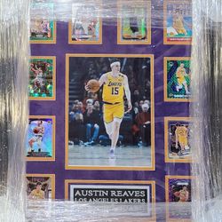 Lakers Austin Reaves Custom-Framed 10-Card Display Piece 