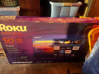 Roku 50” Select Series 4K HDR Smart TV 50R4A5R New Damaged Box
