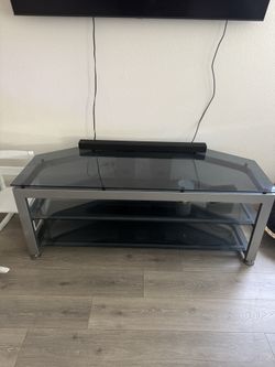 Glass TV Stand