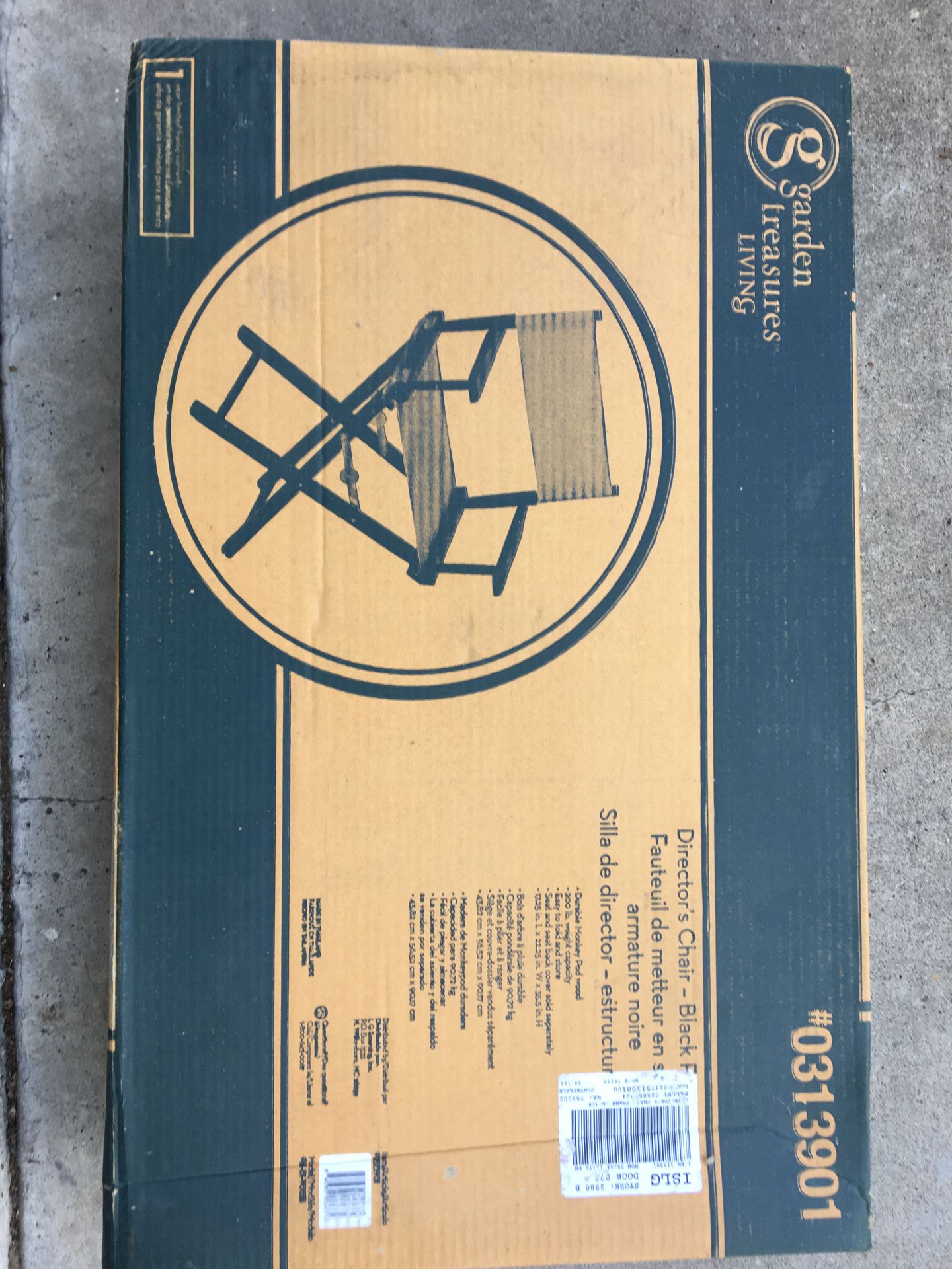 New Director’s Chairs (6) $30.00 each