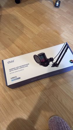 UHRU UM2S RGB Gaming USB Microphone – Boom Arm Bundle