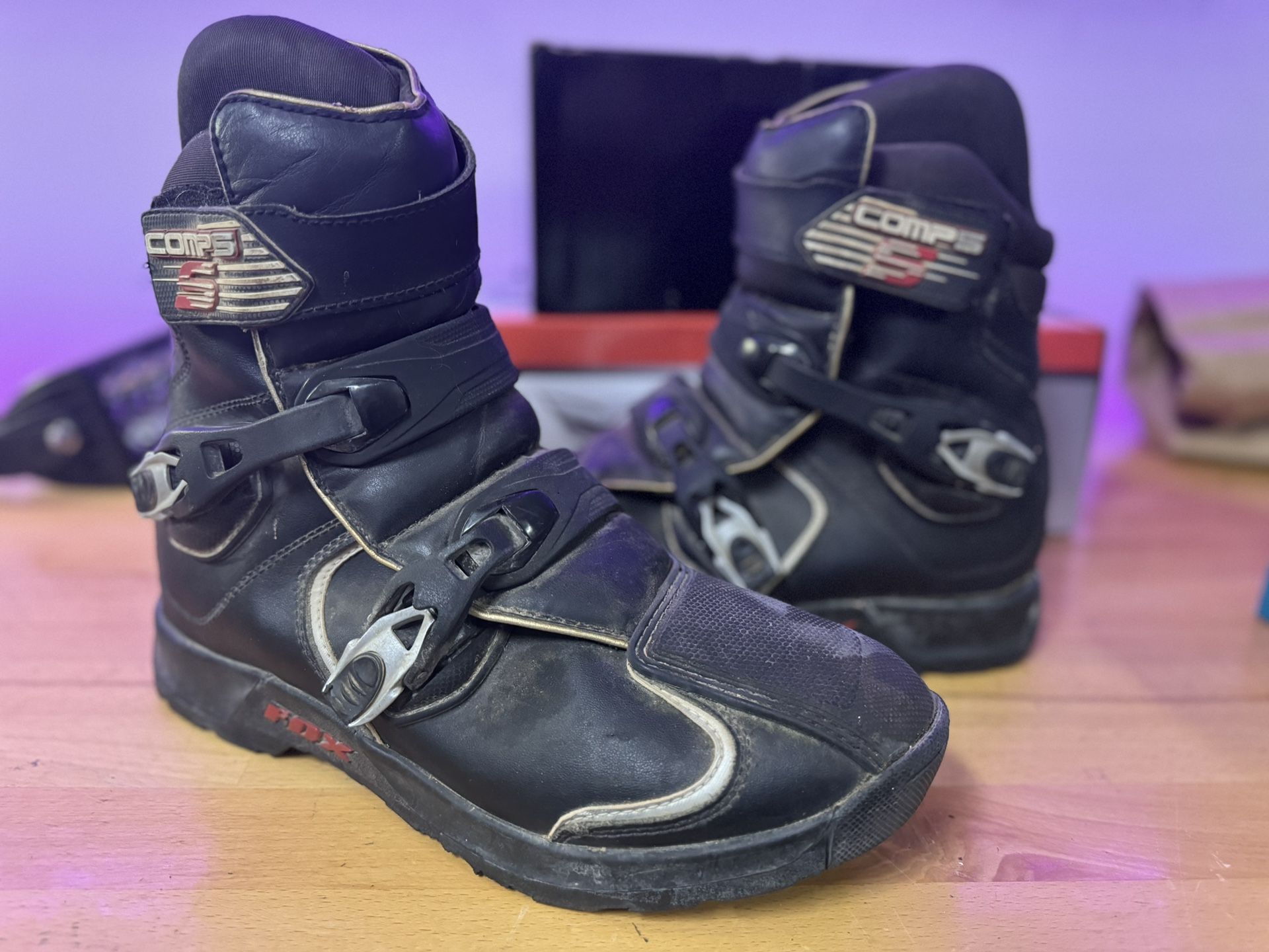Fox Comp 5 “shorty” Quad Boots - Men’s size 12