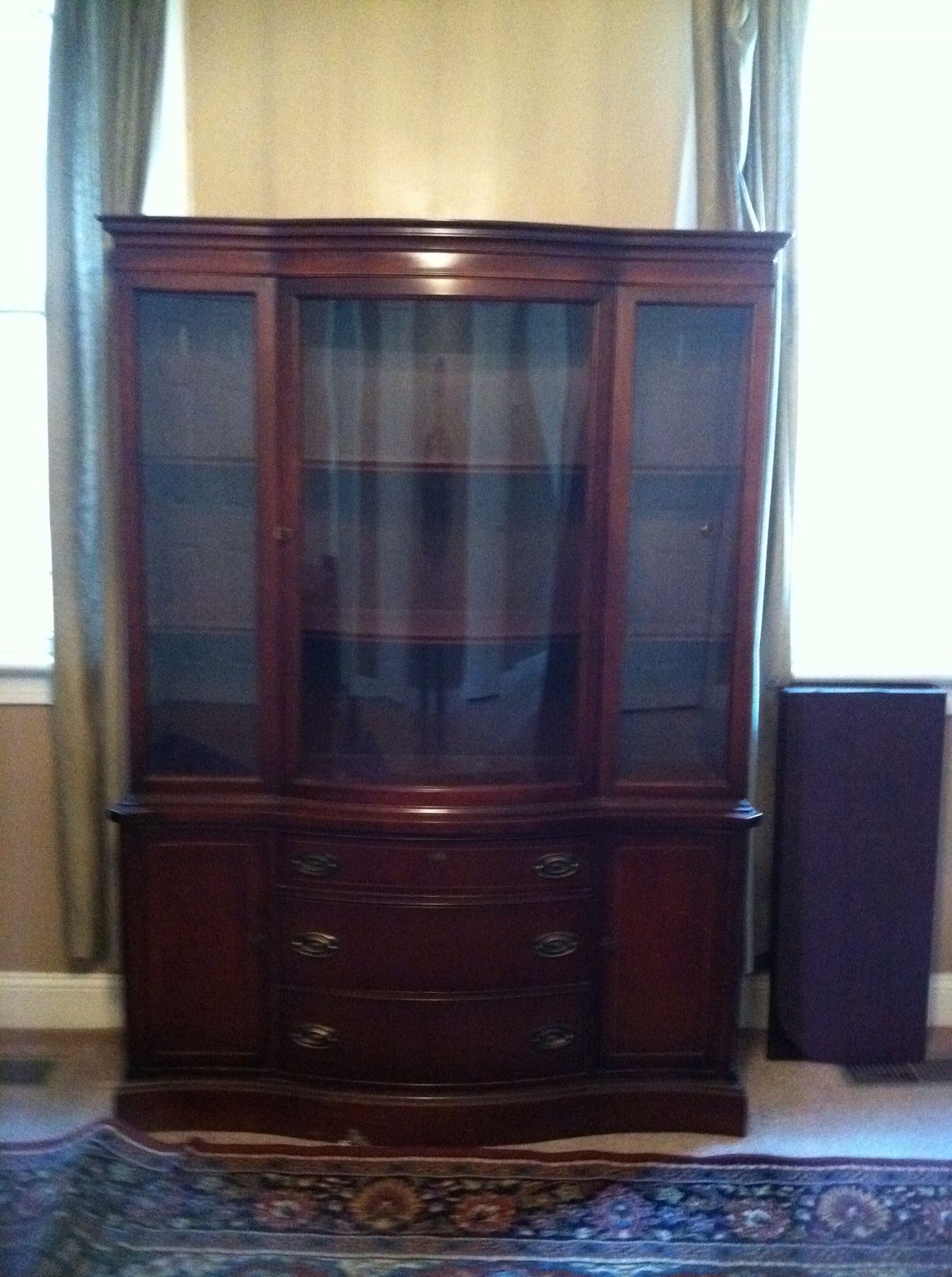 Antique Dinning Room China Cabinet