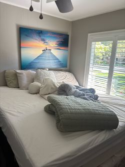 King memory foam mattress