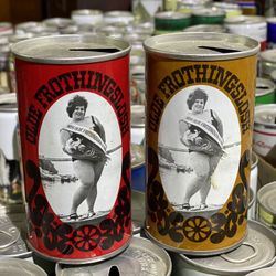 Vintage Olde Frothingslosh Beer Cans (Empty) $25